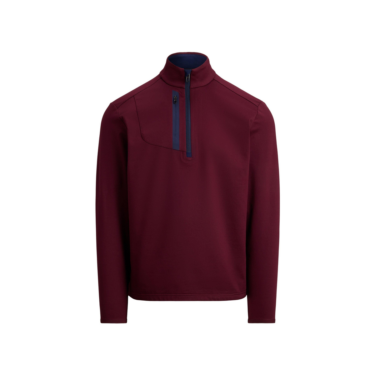 RLX Cotton Long Sleeve Half Zip Performance Golf Jacket