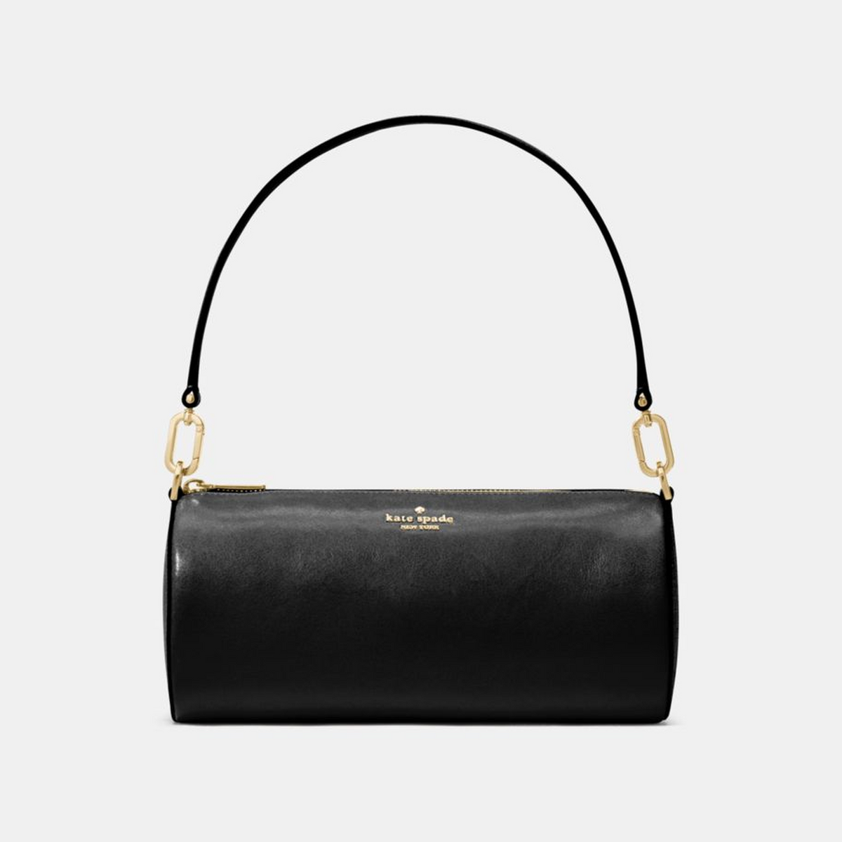 Roulette Glazed Leather Medium Shoulder Bag
