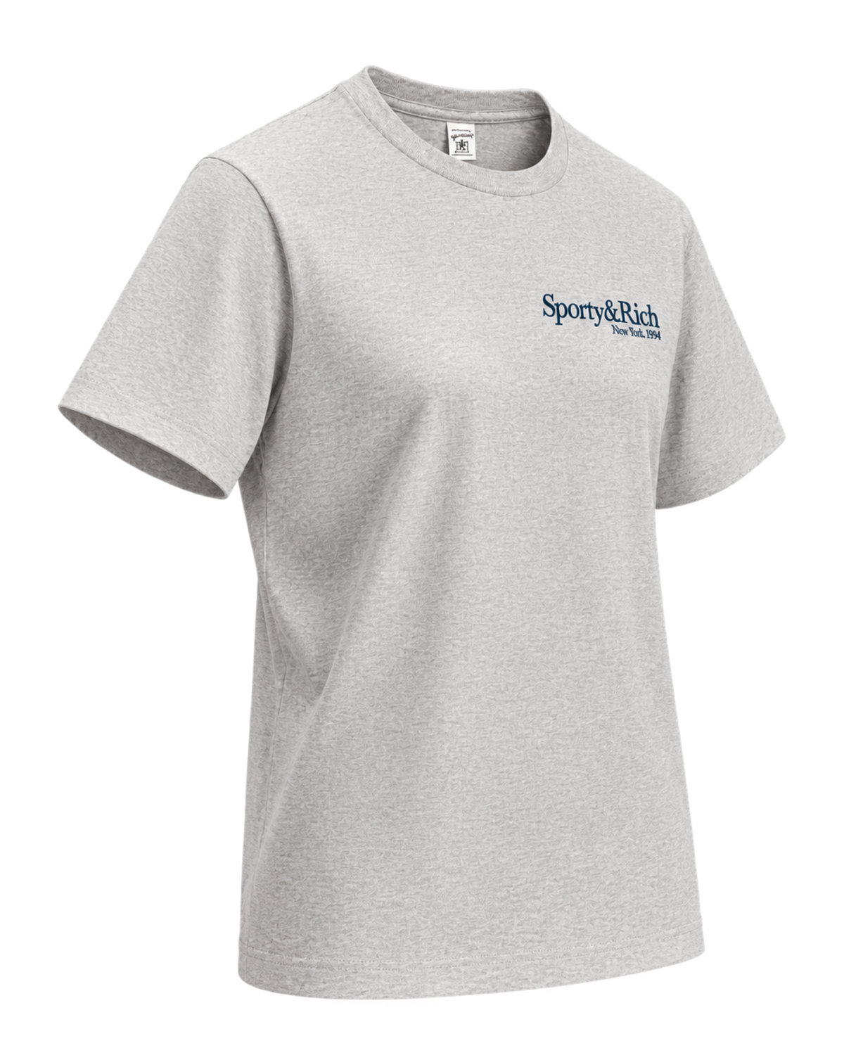 Run Club T-Shirt - Heather Gray/Navy