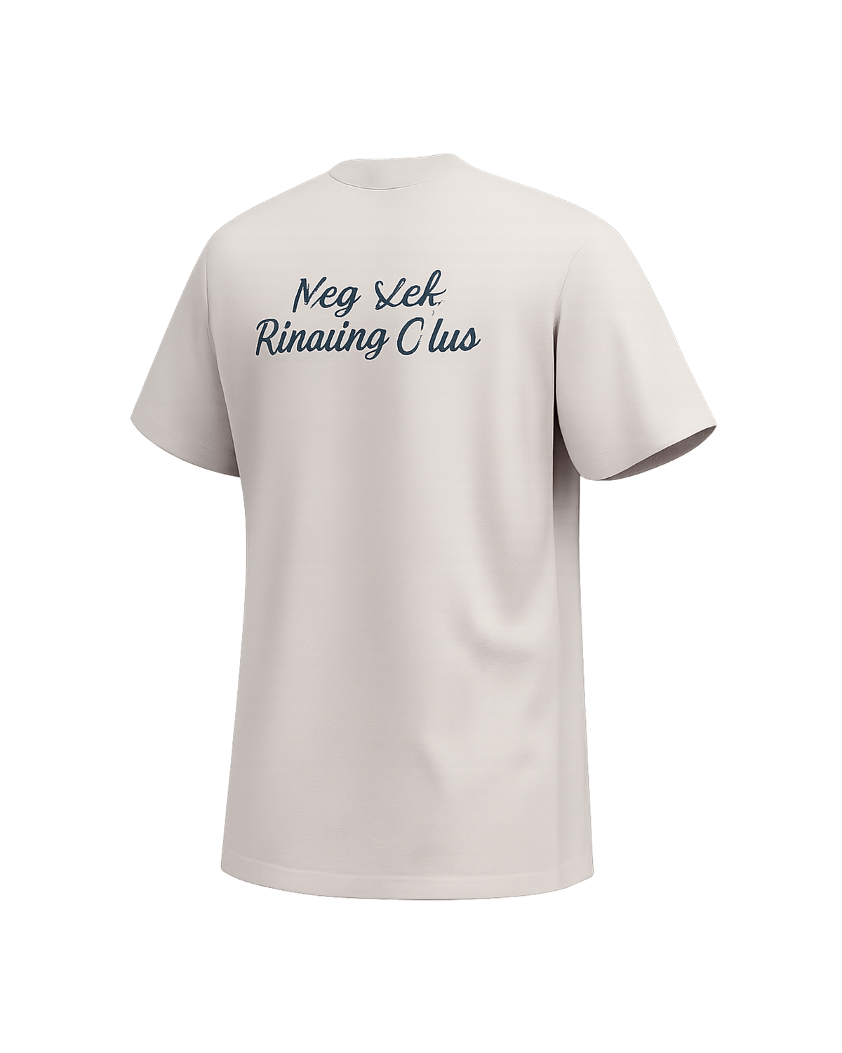 Run Club T-Shirt - Heather Gray/Navy