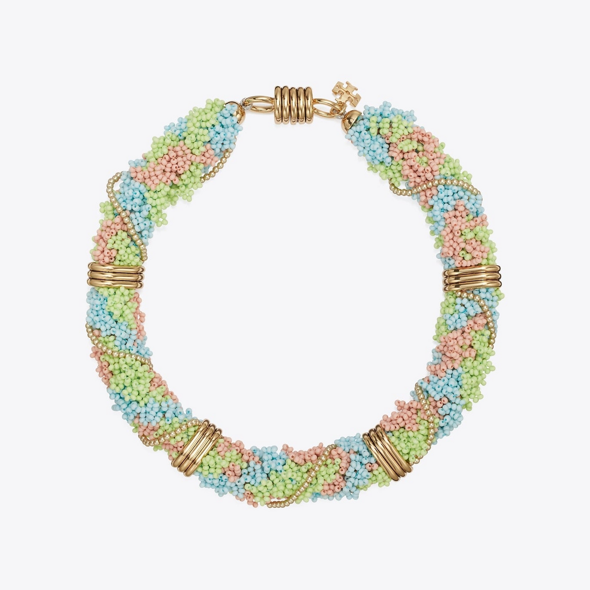 Runway Beaded Short Necklace