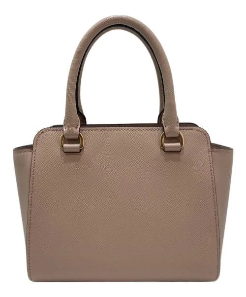 Prada Galleria Mini Saffiano Tote in Taupe