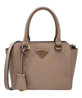 Prada Galleria Mini Saffiano Tote in Taupe