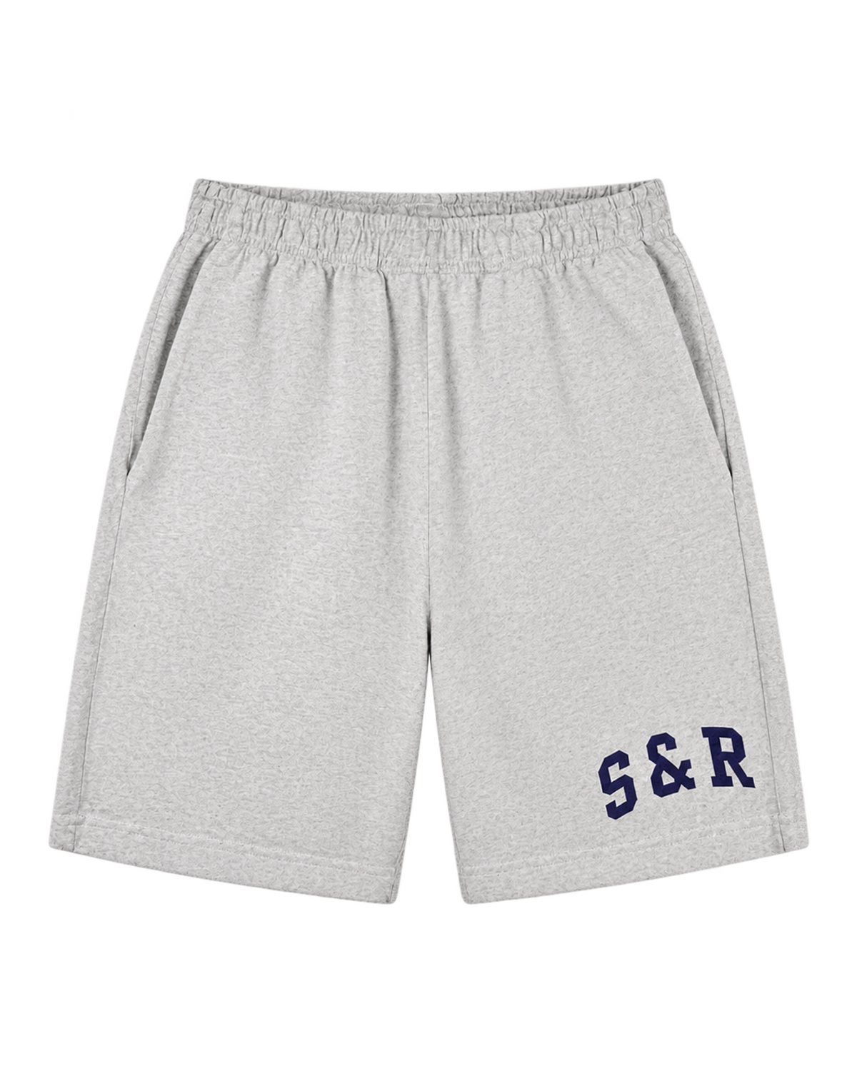 S&R Ivy Gym Short - Heather Gray/Navy
