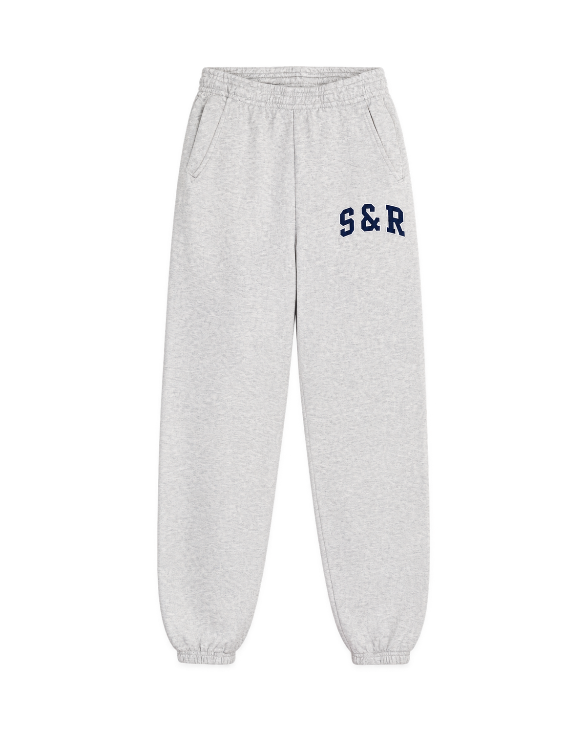 S&R Ivy Sweatpant - Heather Gray/Navy