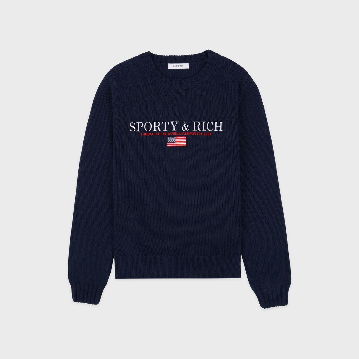 S&R Nautical Knitted Sweater - Navy
