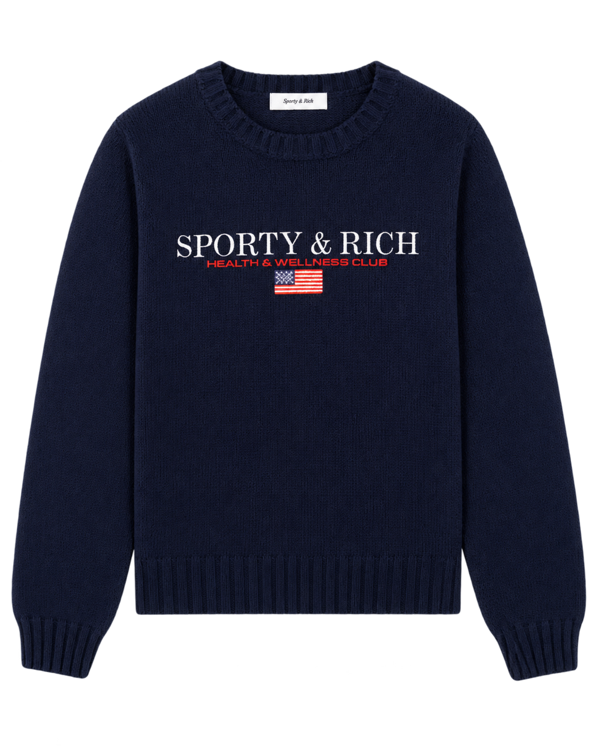 S&R Nautical Knitted Sweater - Navy
