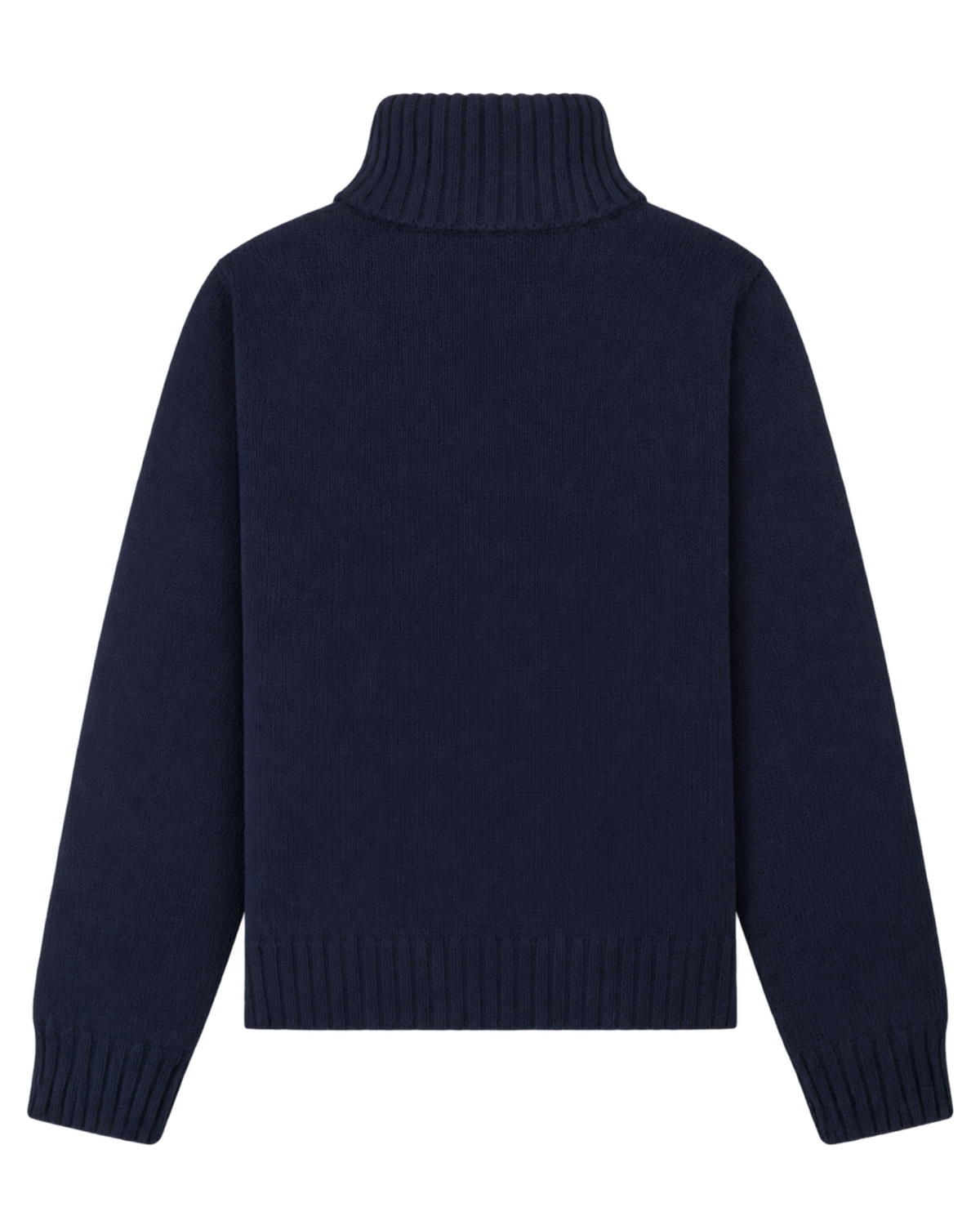 S&R Nautical Knitted Turtleneck - Navy