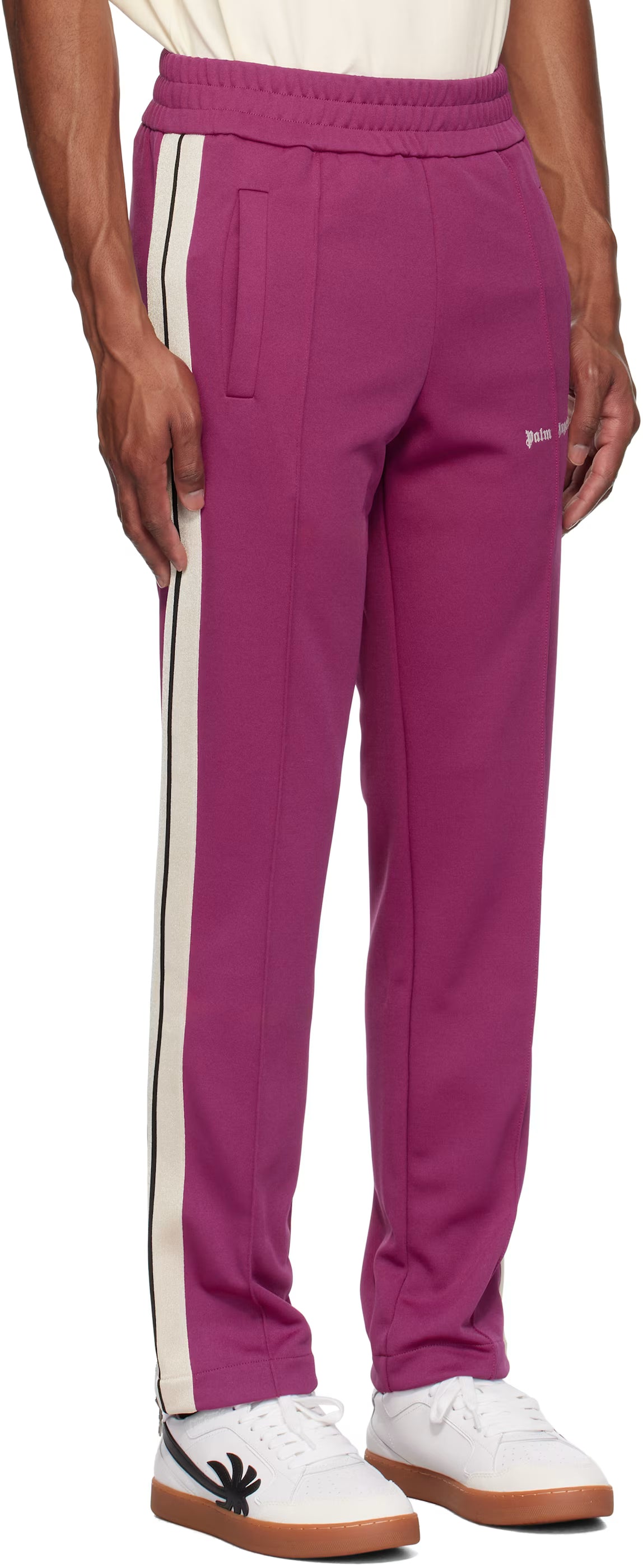 Purple Classic Logo Track Pants