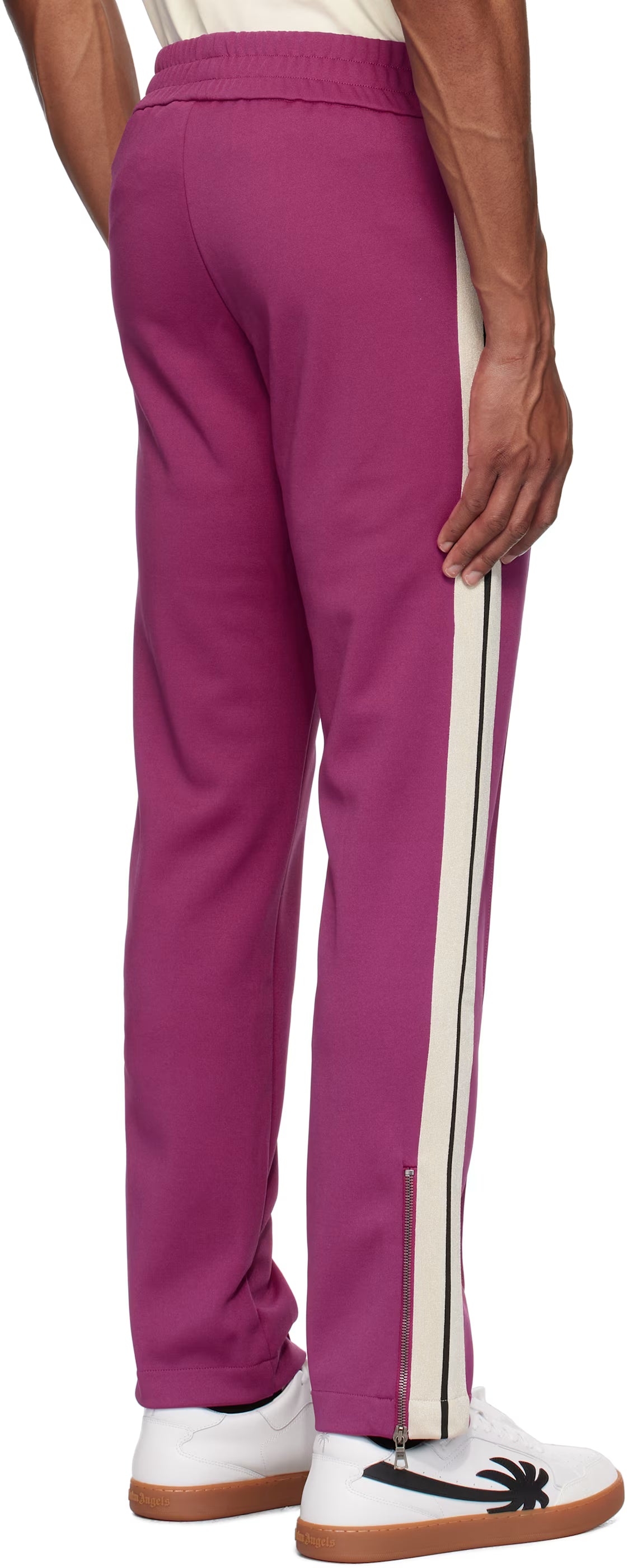 Purple Classic Logo Track Pants