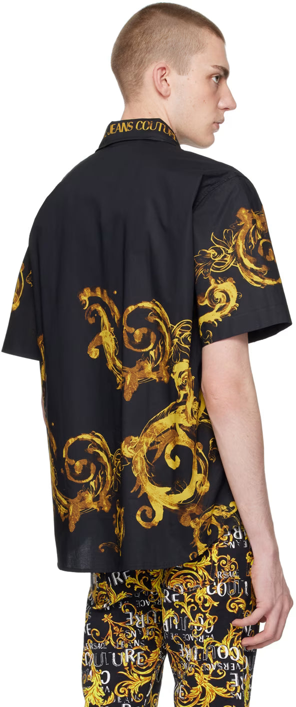 Black Watercolor Couture Shirt