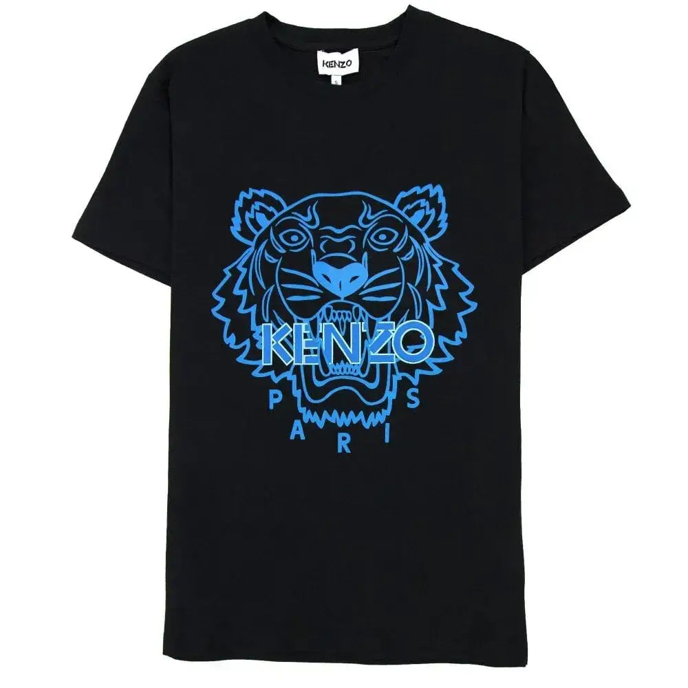 Kenzo Kenzo Blue Rubber Tiger Tee - Size: S T-Shirts | Shop From The Mirage
