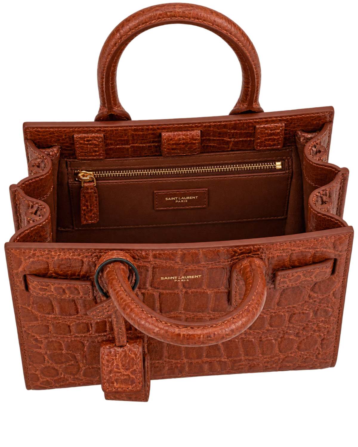 Sac De Jour nano crocodile bag
