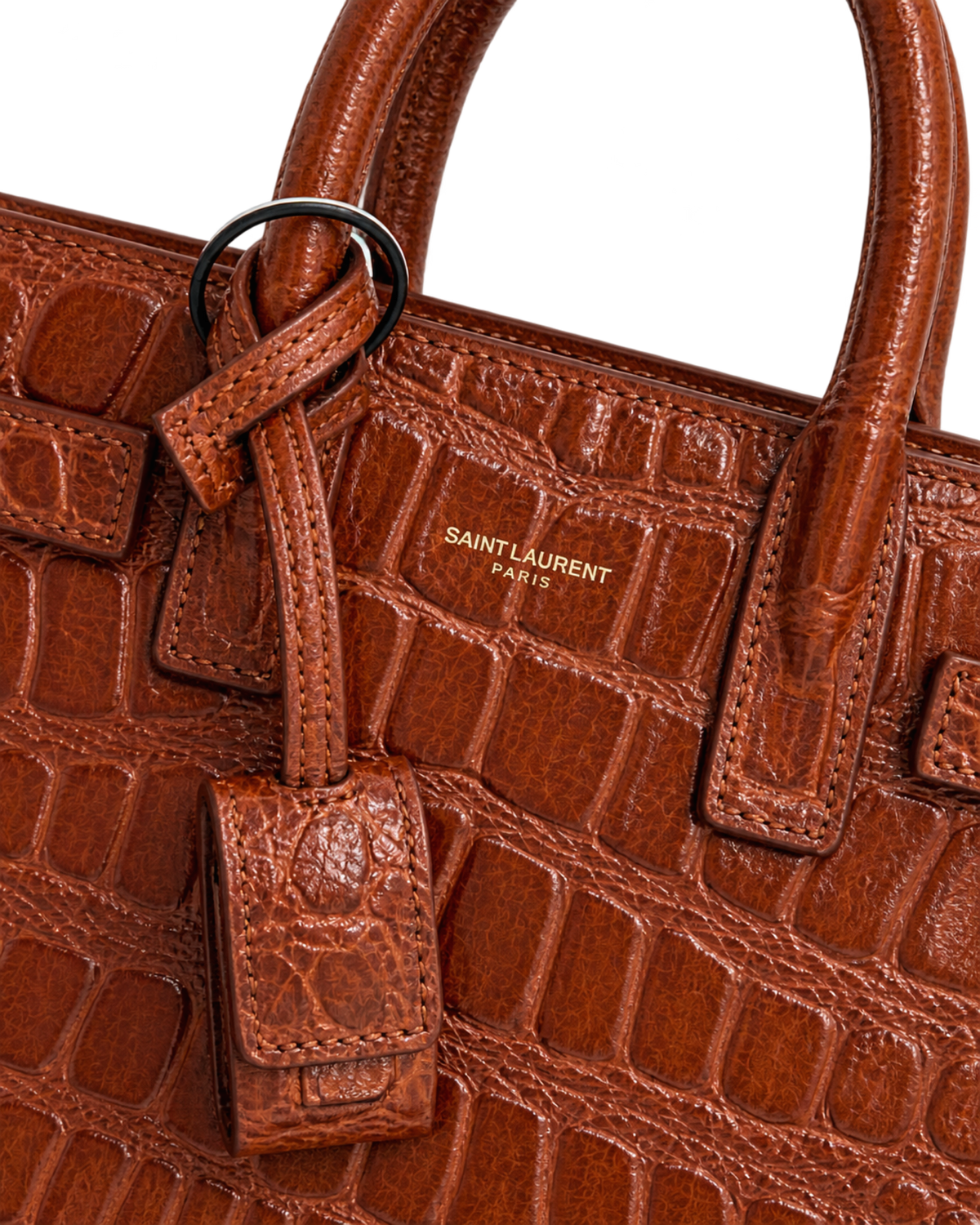 Sac De Jour nano crocodile bag