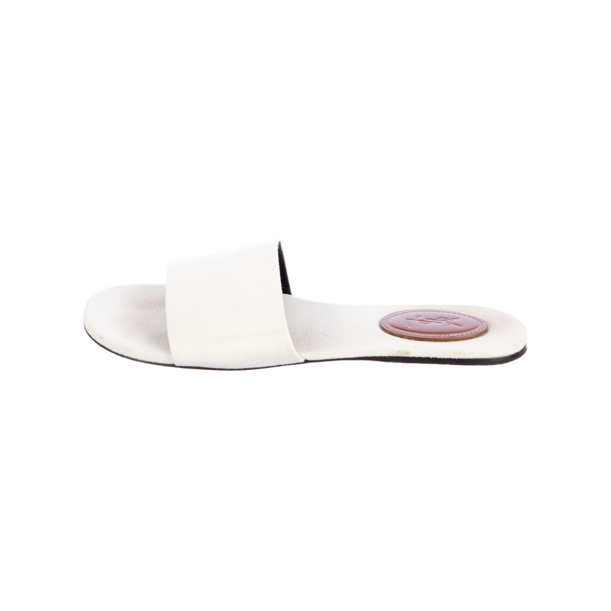 Saint Laurent Canvas Slide