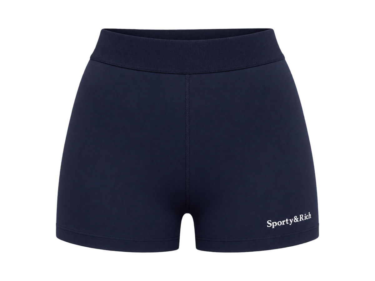 Serif Logo Active Short - Navy/White