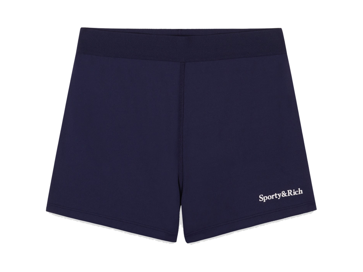Serif Logo Active Short - Navy/White