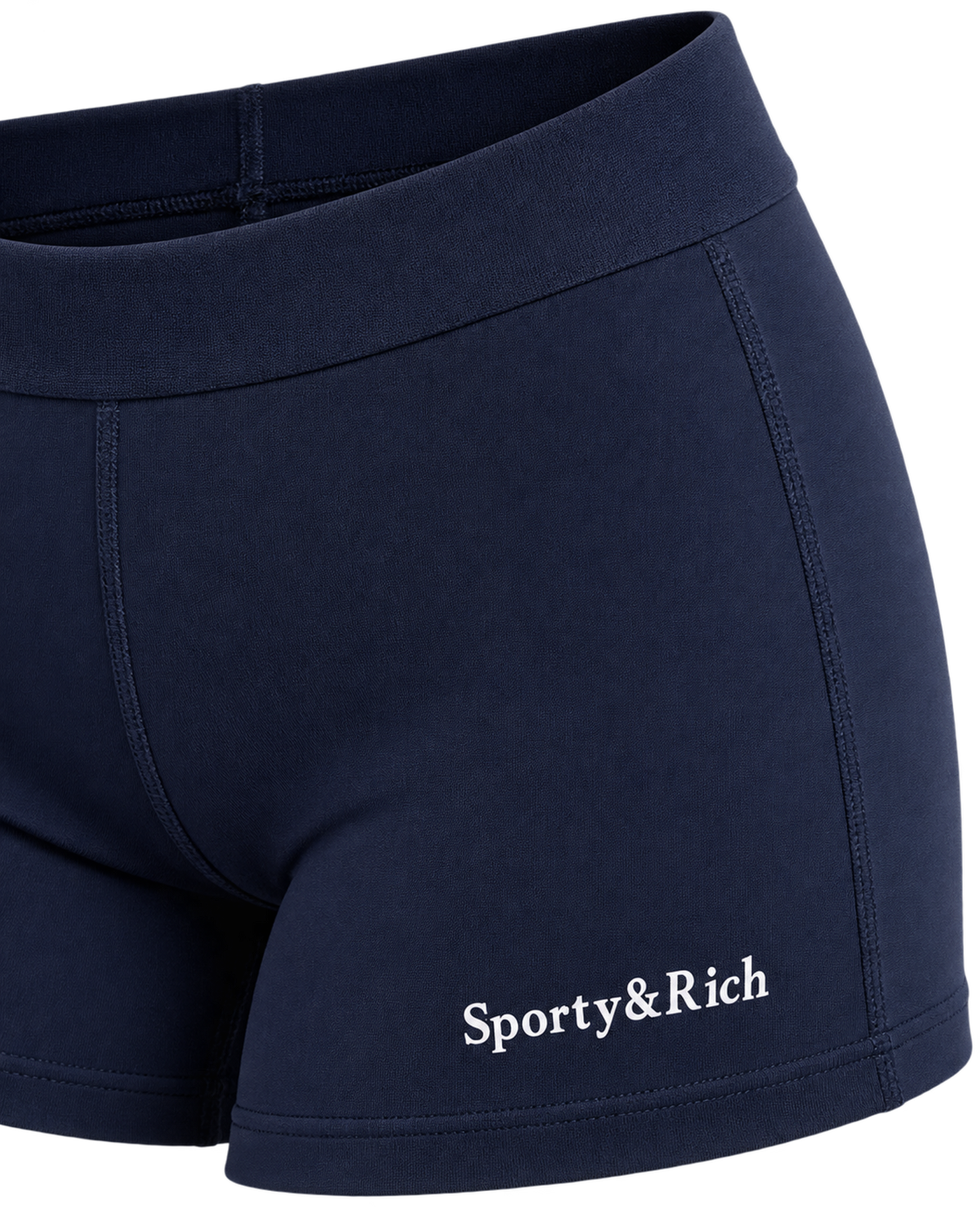 Serif Logo Active Short - Navy/White