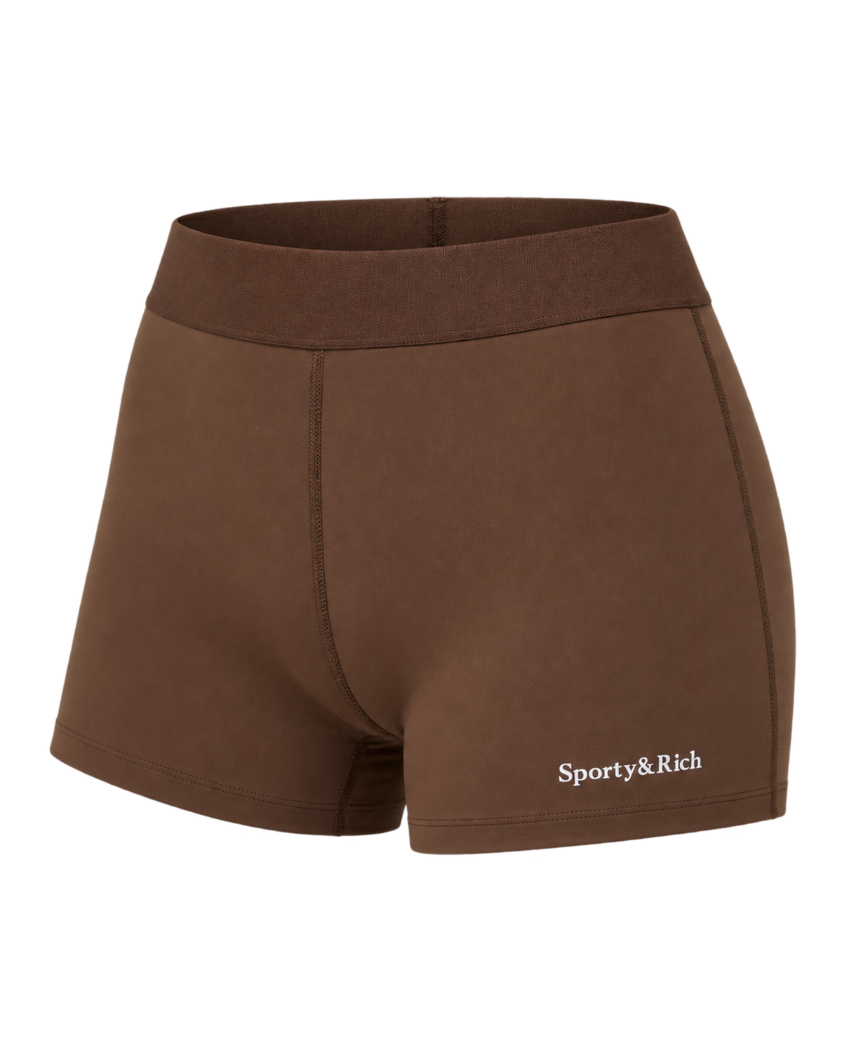 Serif Logo Active Short - Toffee/White