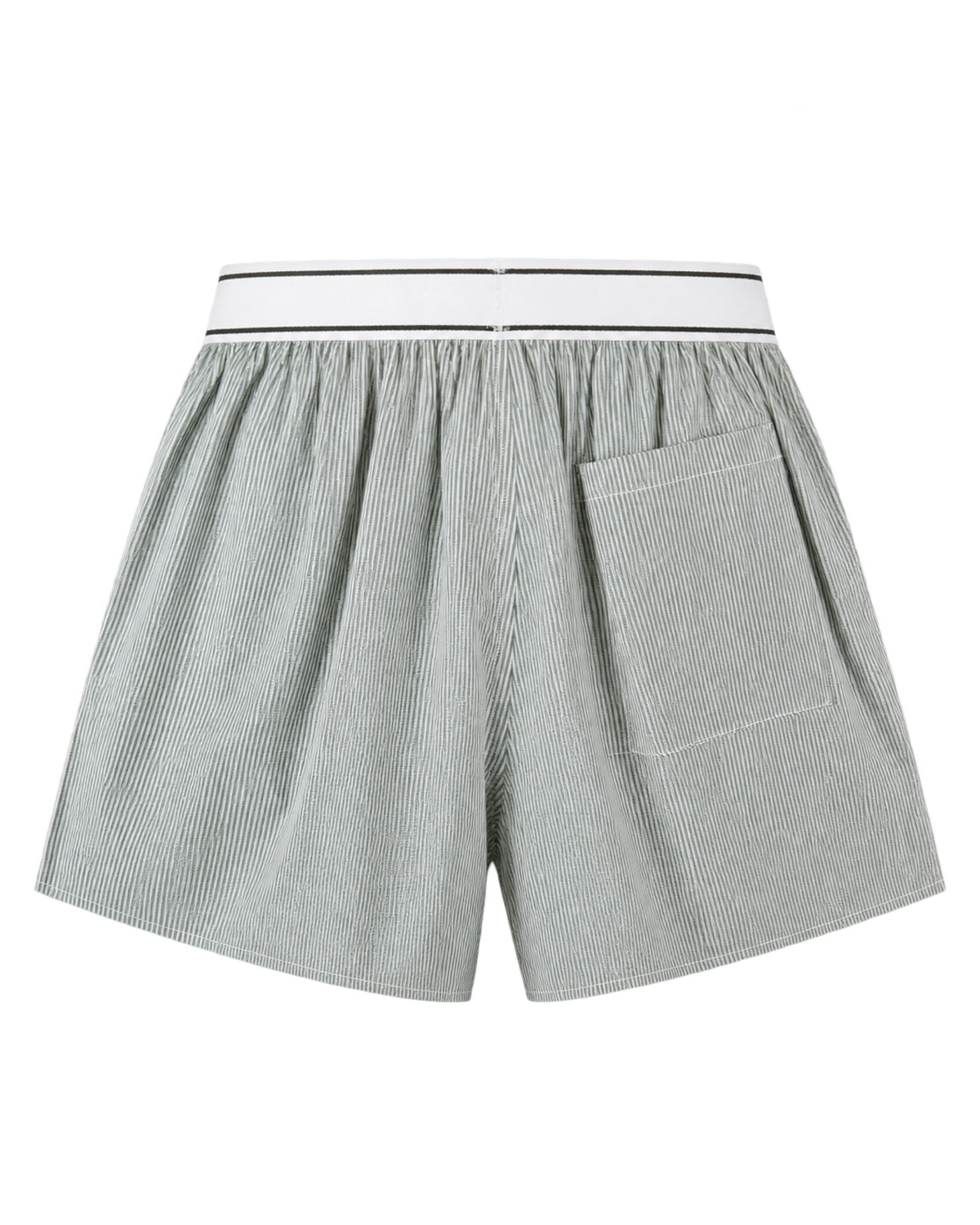Serif Logo Boxer - Forest striped