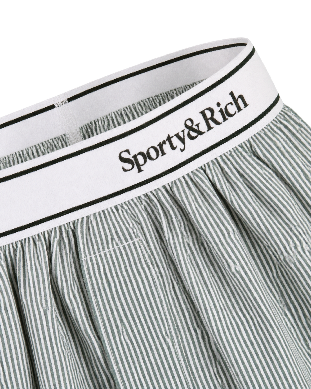 Serif Logo Boxer - Forest striped