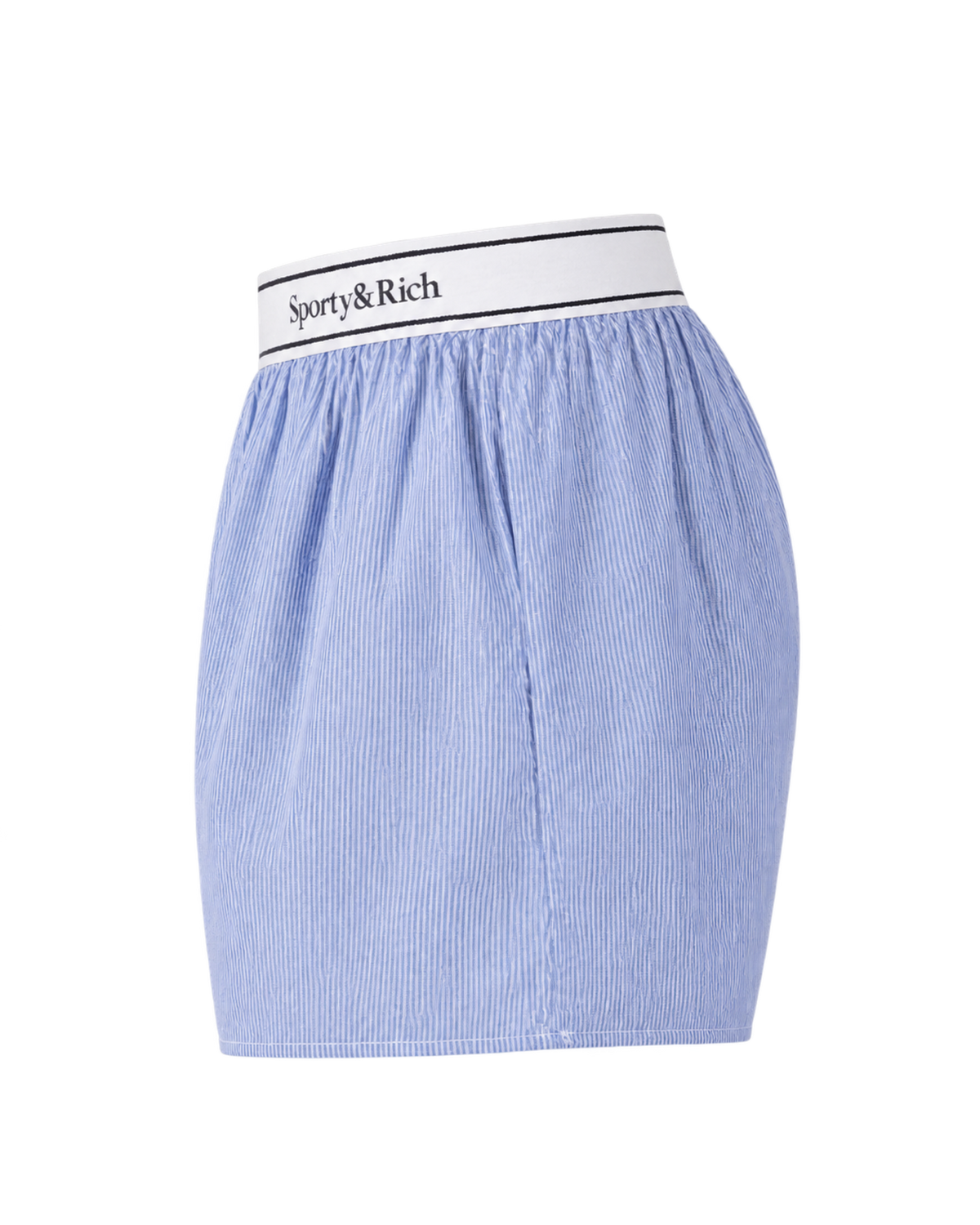 Serif Logo Boxer - Navy Stripe
