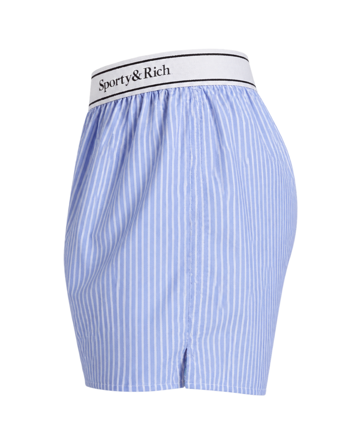 Serif Logo Boxer - Navy Stripe