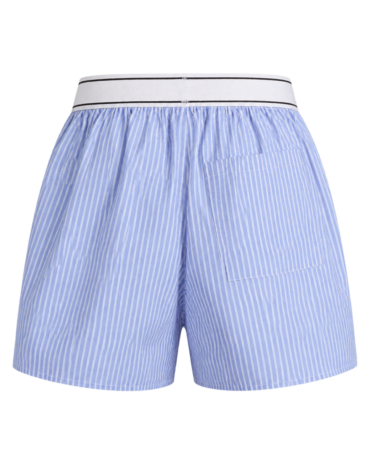 Serif Logo Boxer - Navy Stripe