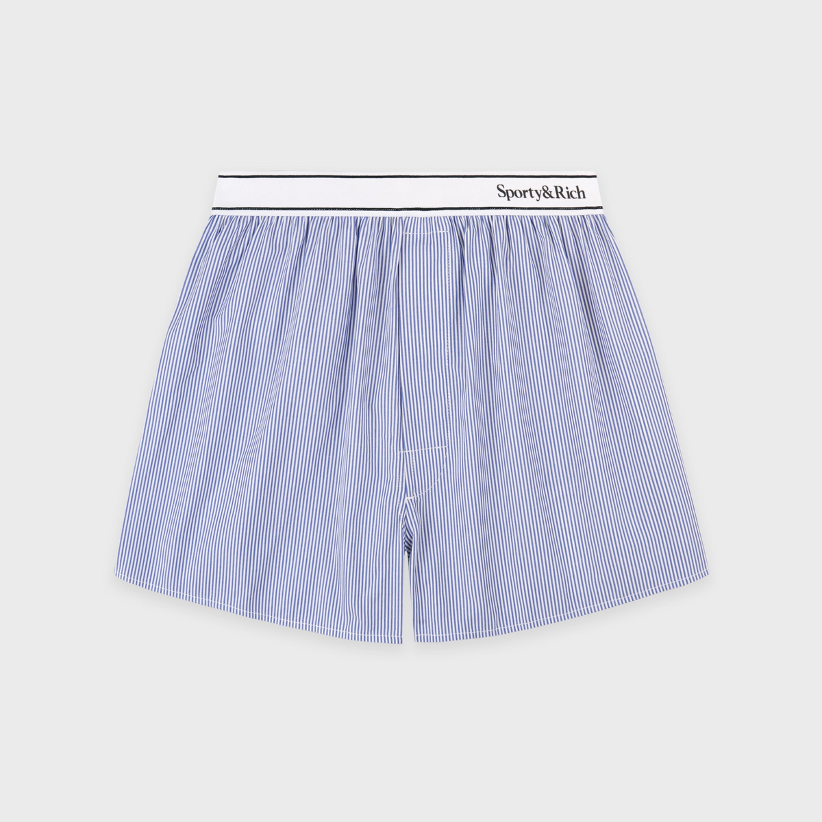 Serif Logo Boxer - Navy Stripe