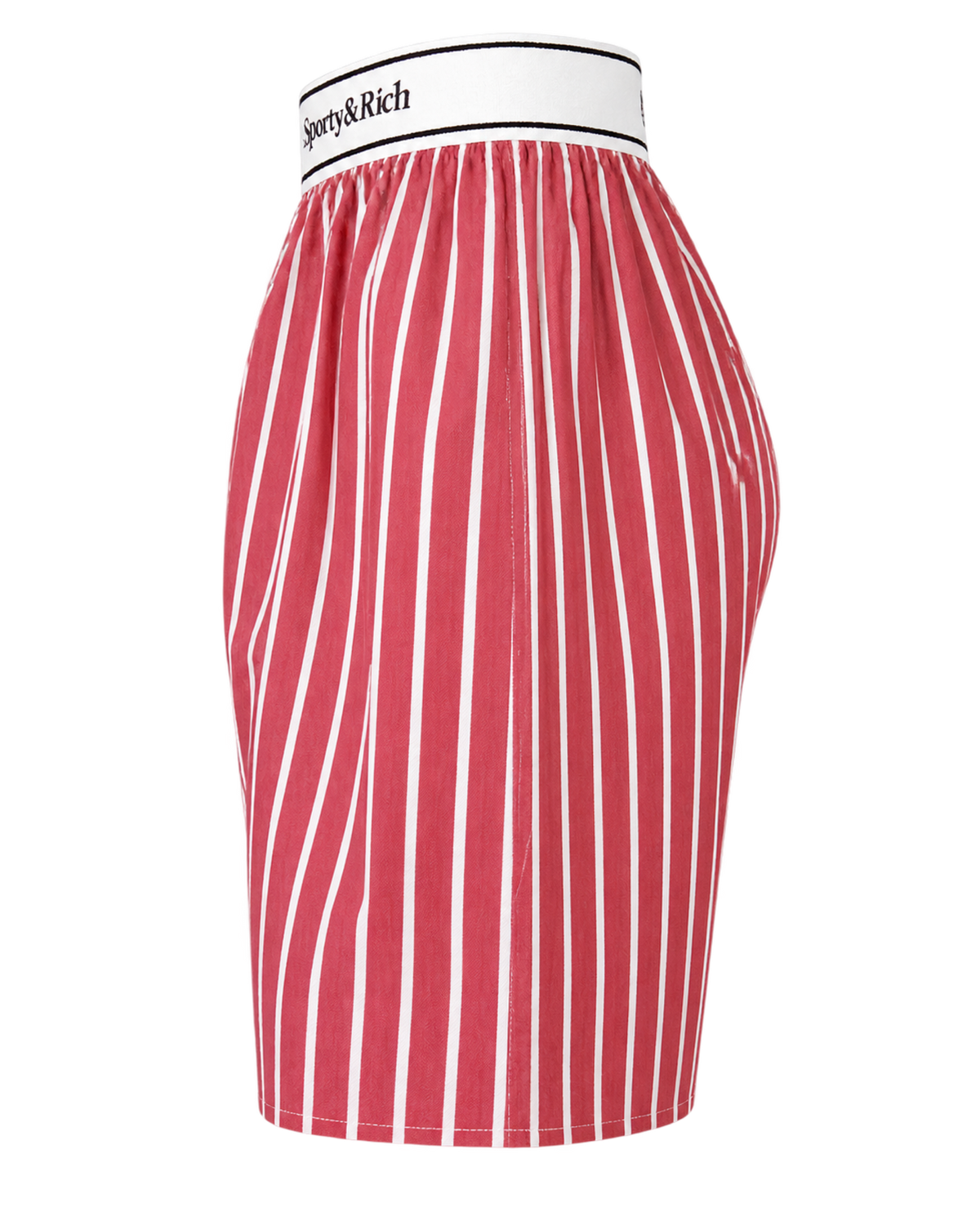 Serif Logo Boxer - Ruby Stripe