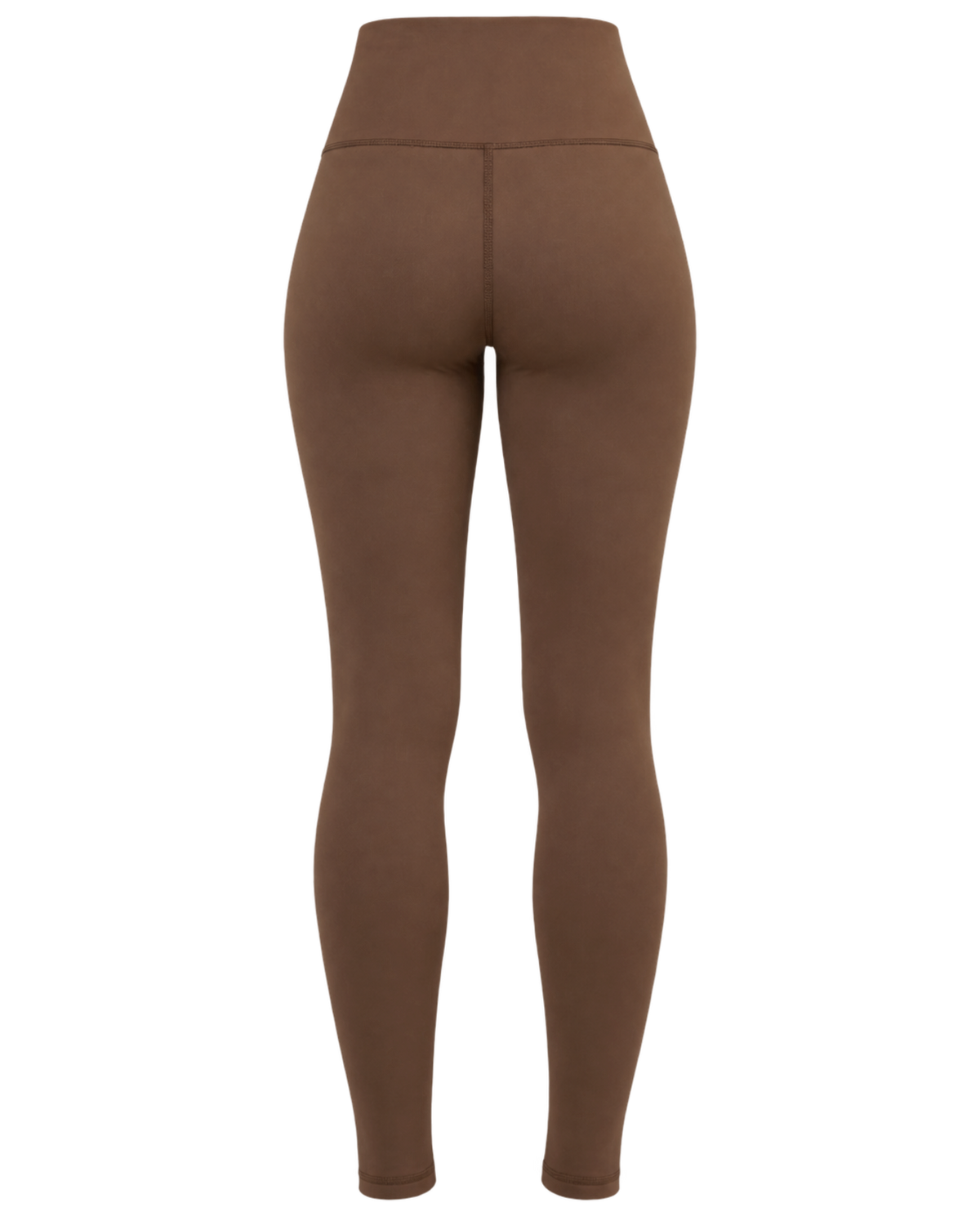 Serif Logo Legging - Toffee/White