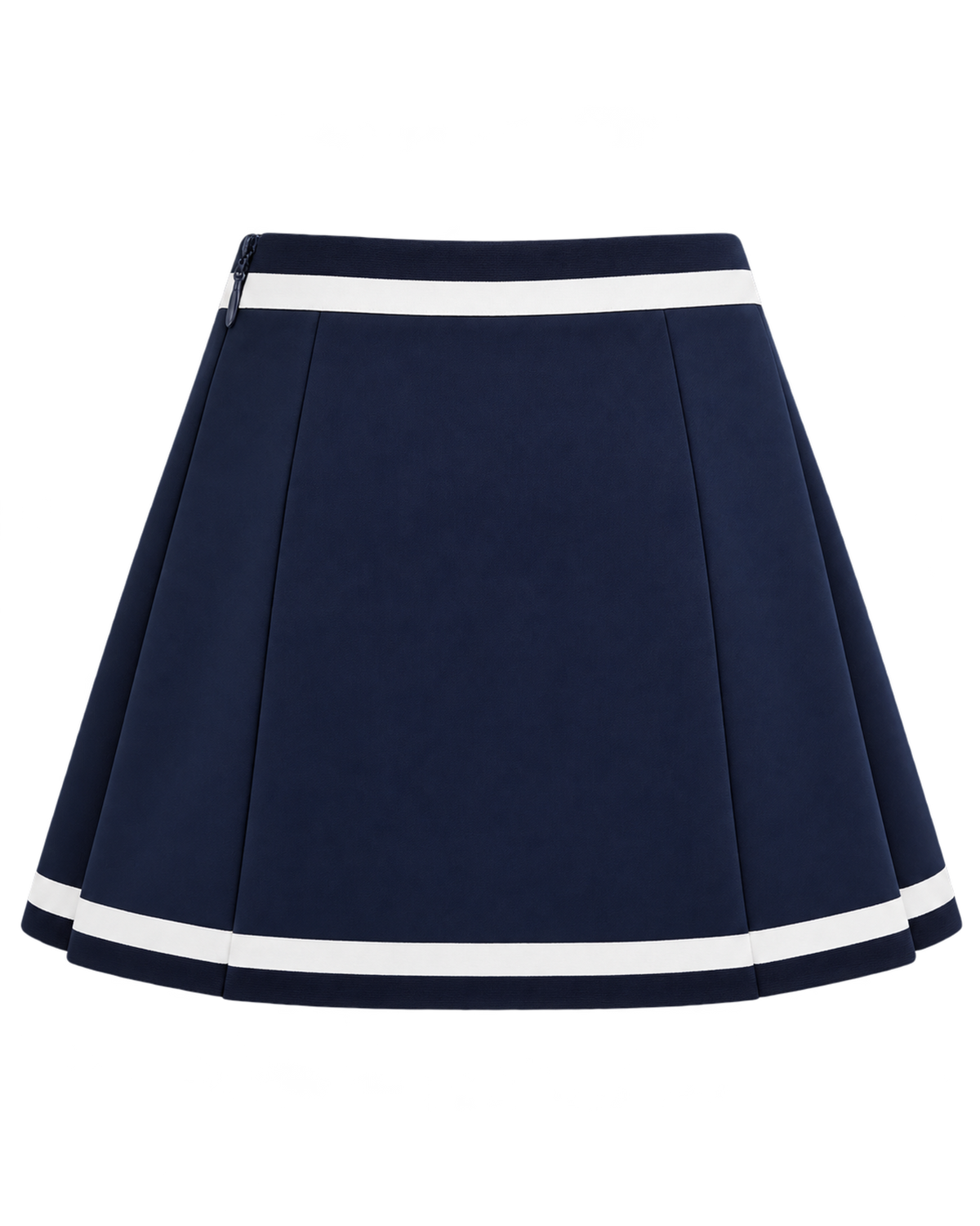 Serif Logo Mila Skirt - Navy/White