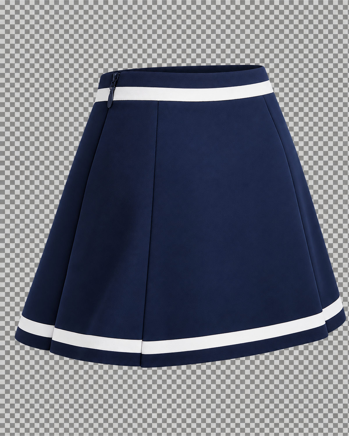 Serif Logo Mila Skirt - Navy/White