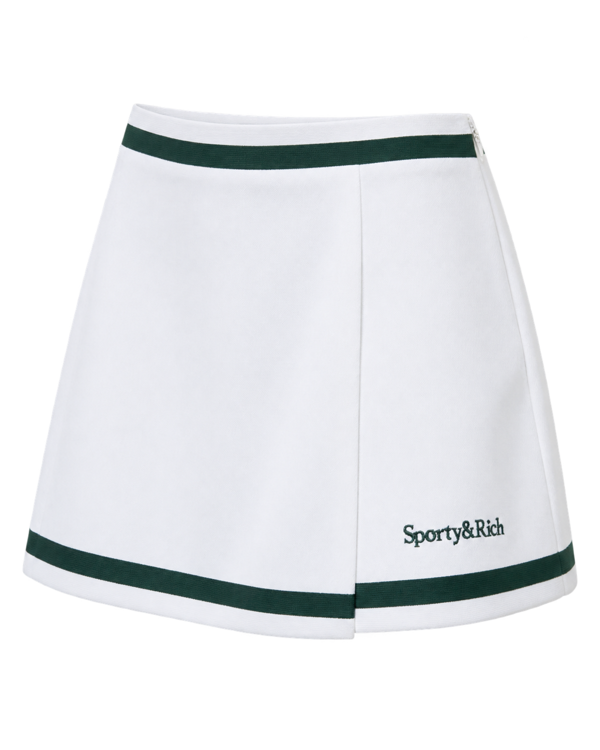 Serif Logo Mila Skirt - White/Forest