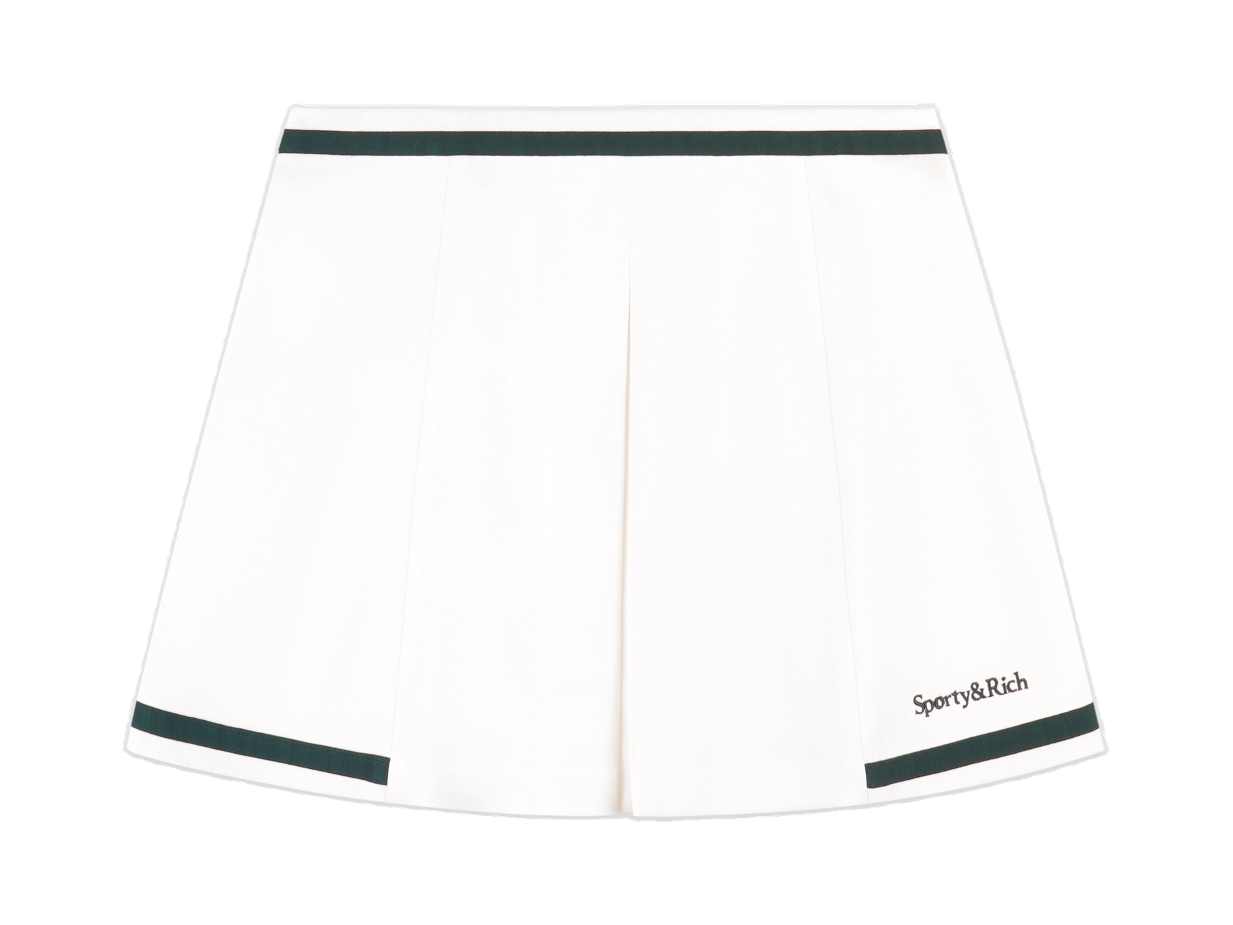 Serif Logo Mila Skirt - White/Forest