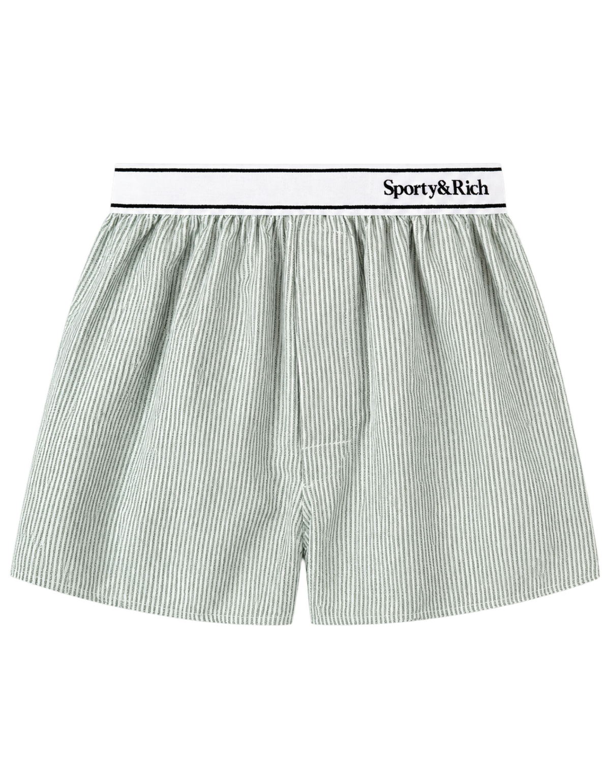 Serif Logo Oxford Boxer - Forest striped