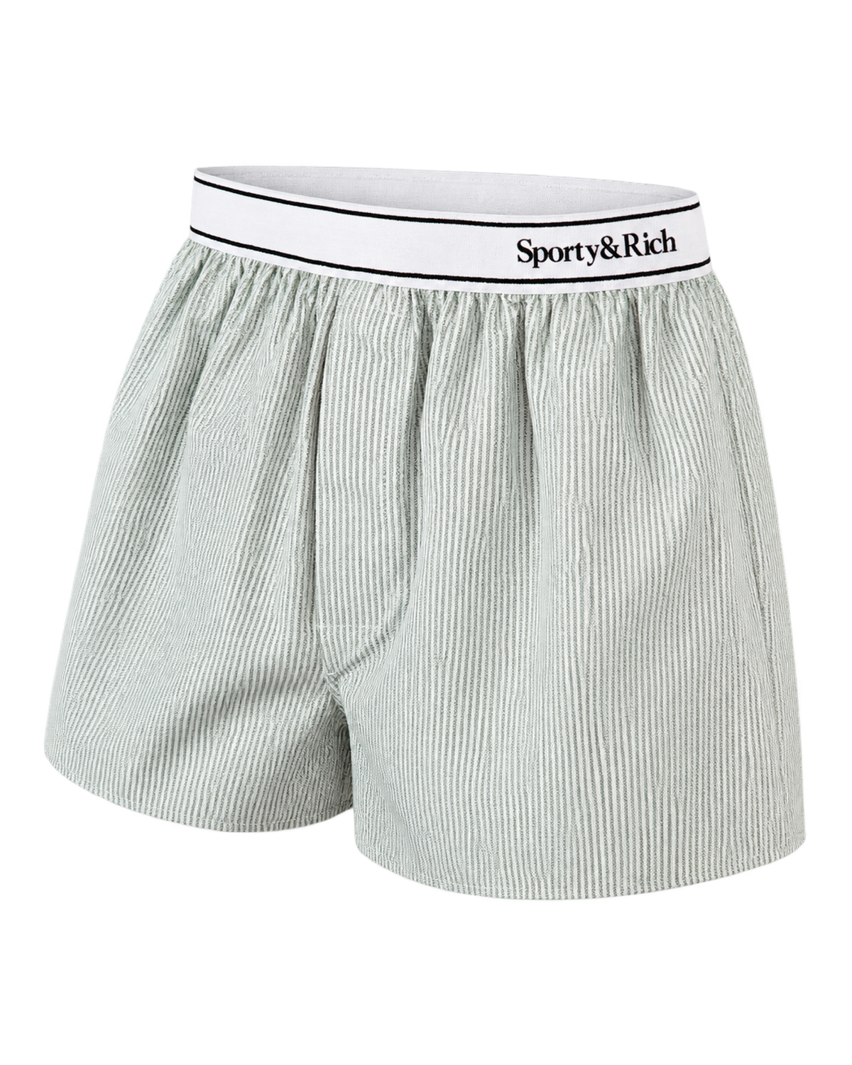 Serif Logo Oxford Boxer - Forest striped