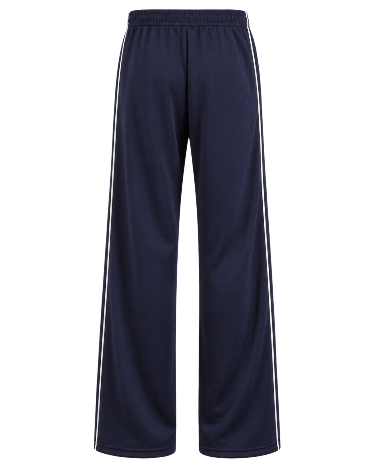 Serif Logo Retro Track Pant - Navy/White