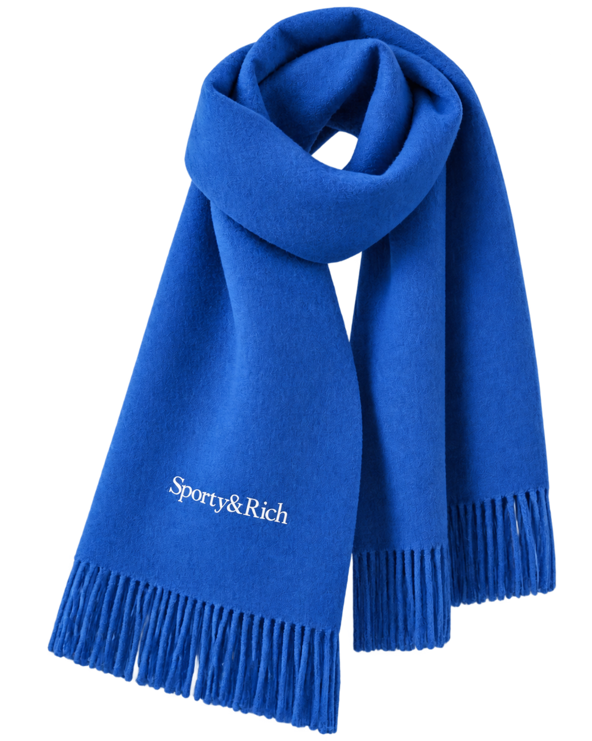Serif Logo Scarf - Azure