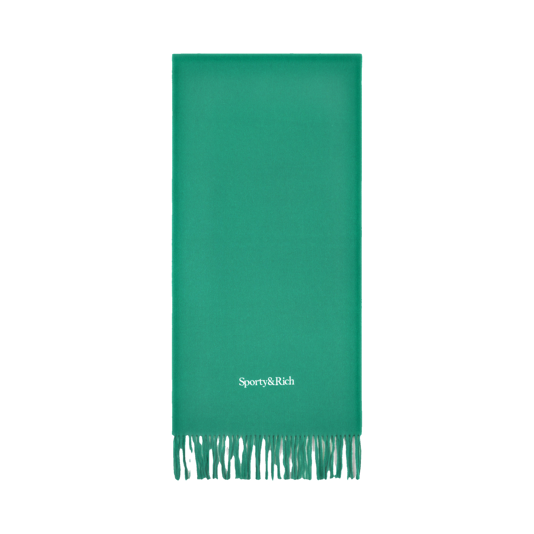 Serif Logo Scarf - Spring Green/Light Navy