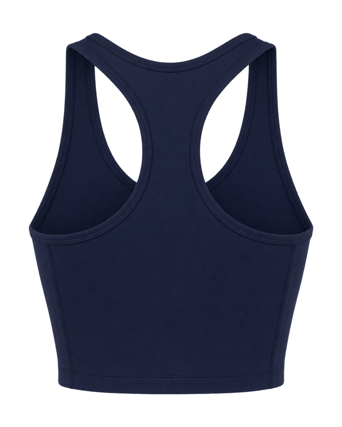 Serif Logo Sports Tank - Navy/White