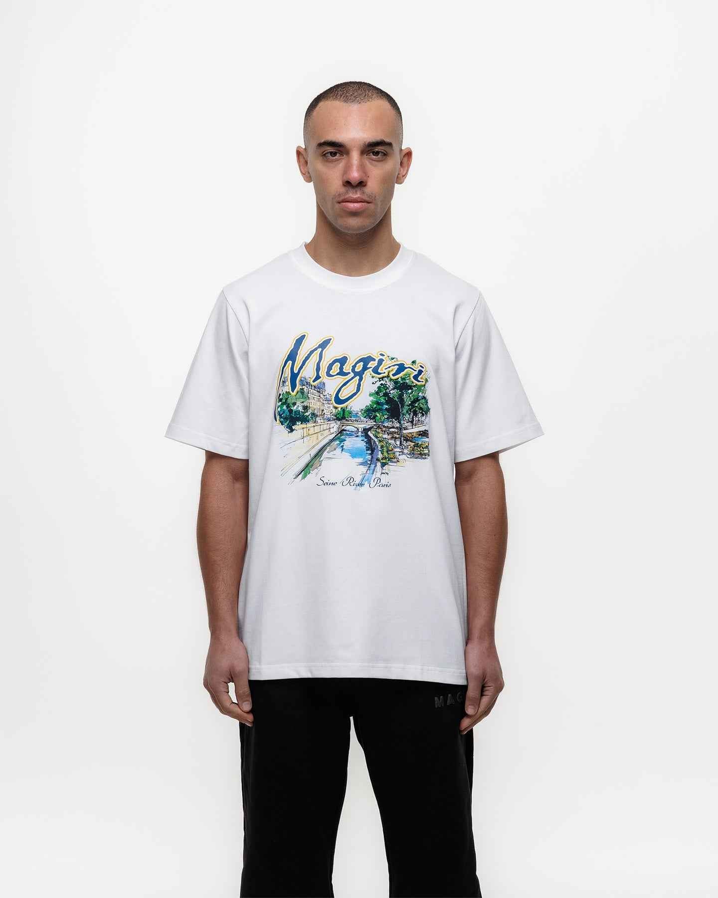 Magiri Seine River Printed T-Shirt in White
