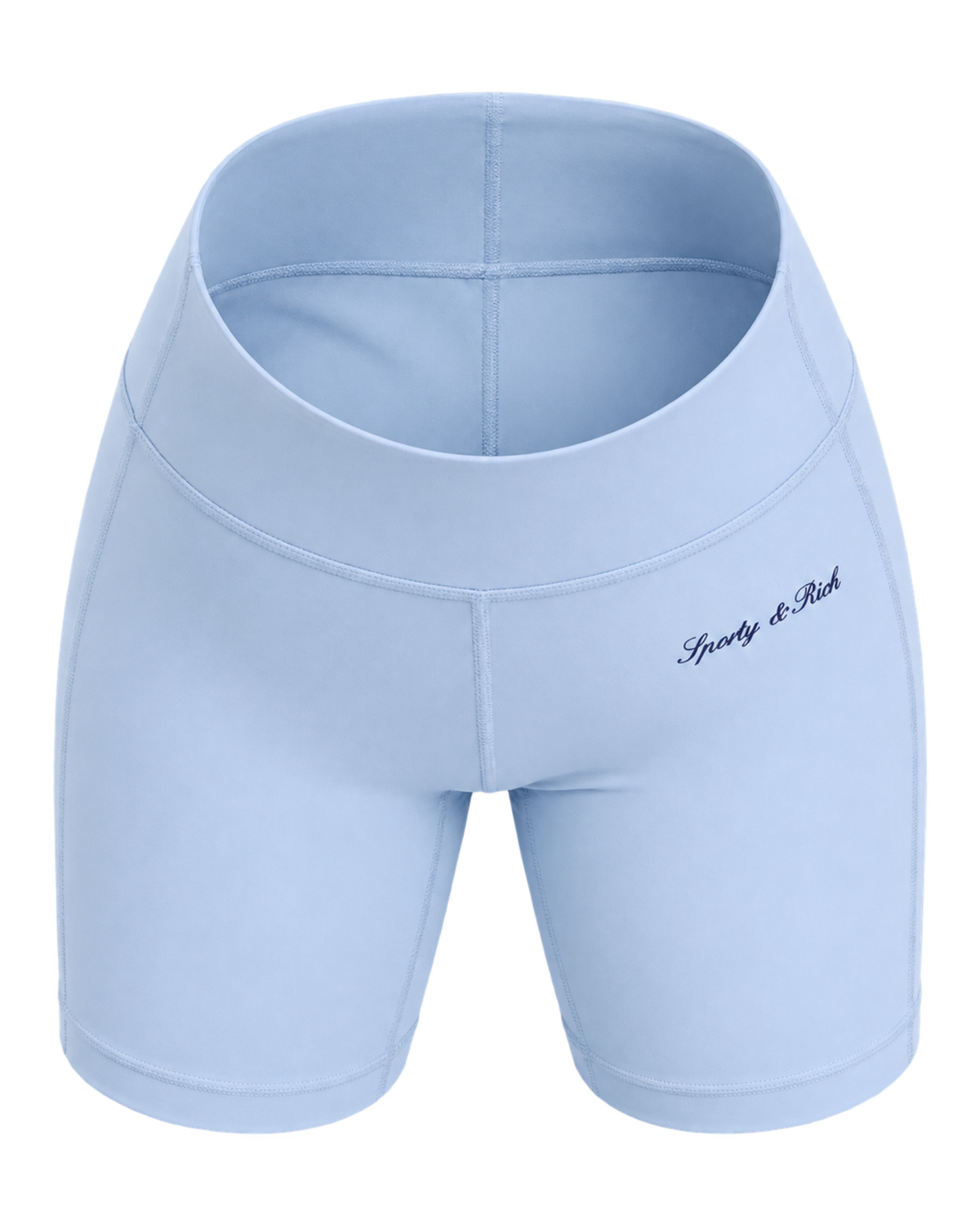 Signature Logo Biker Short - Faded Blue/Navy