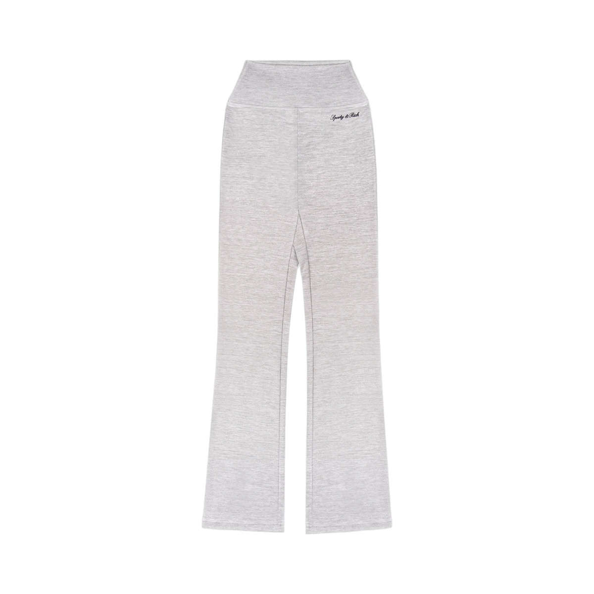 Signature Logo Flared Legging - Heather Gray/Navy