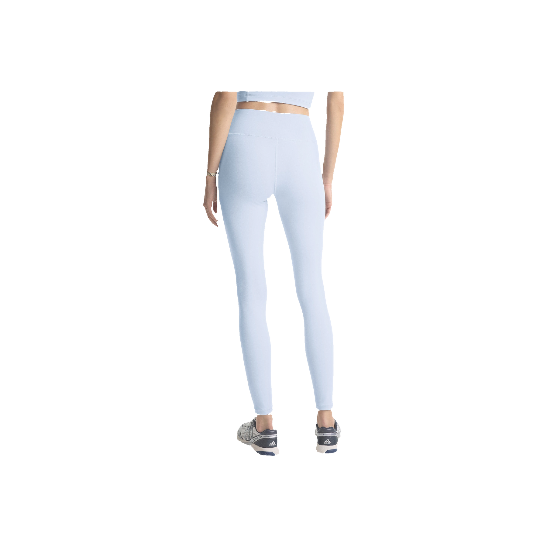 Signature Logo Legging - Faded Blue/Navy