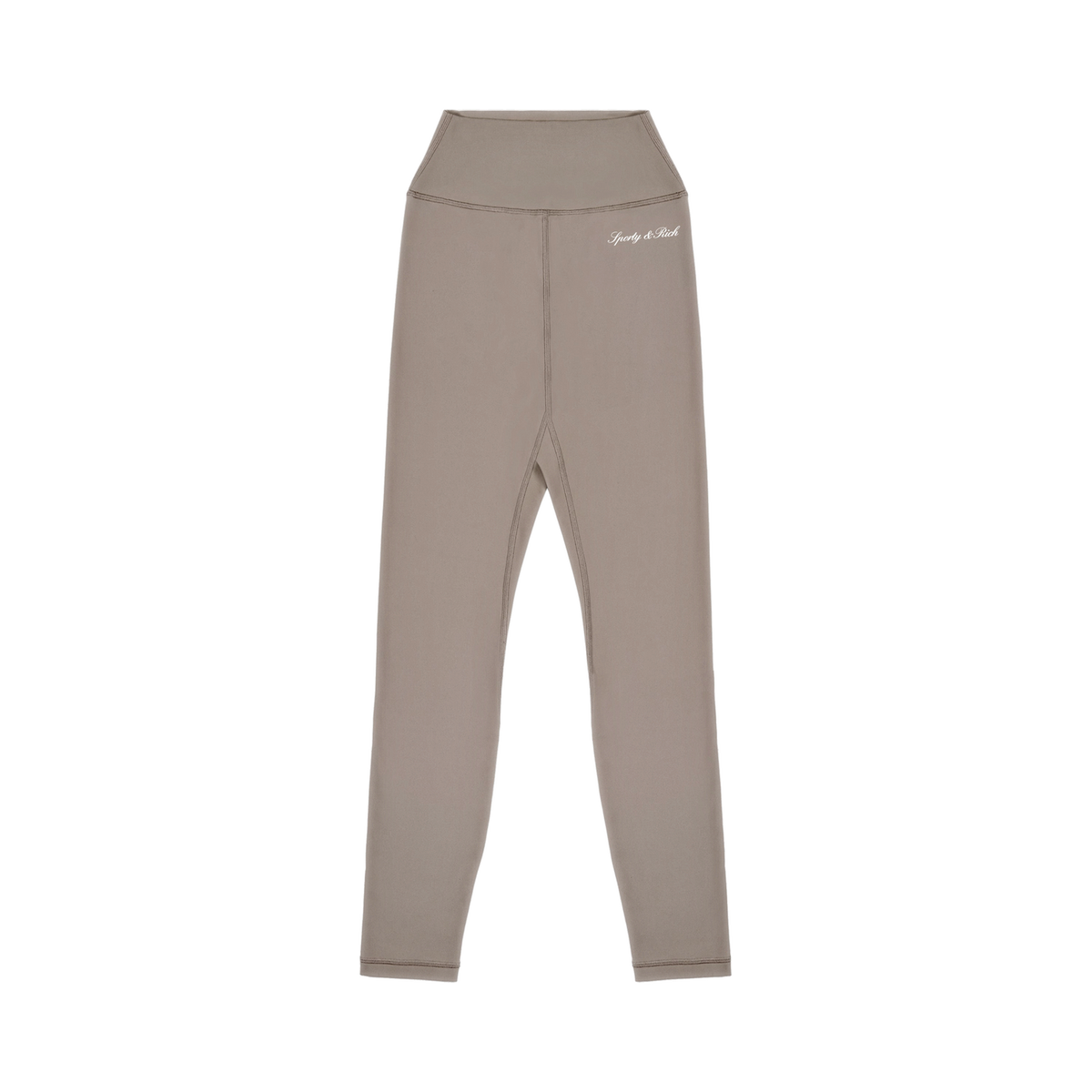 Signature Logo Legging - Hazelnut/White