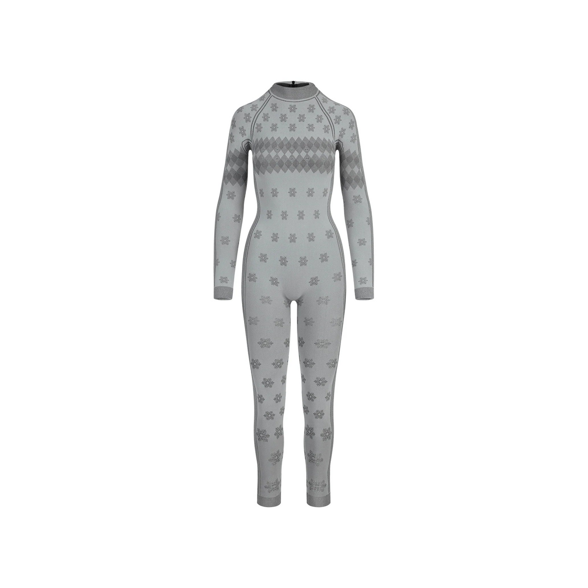 SKIMS FIRST LAYERS TURTLENECK CATSUIT | MIRROR WINTER FAIR ISLE