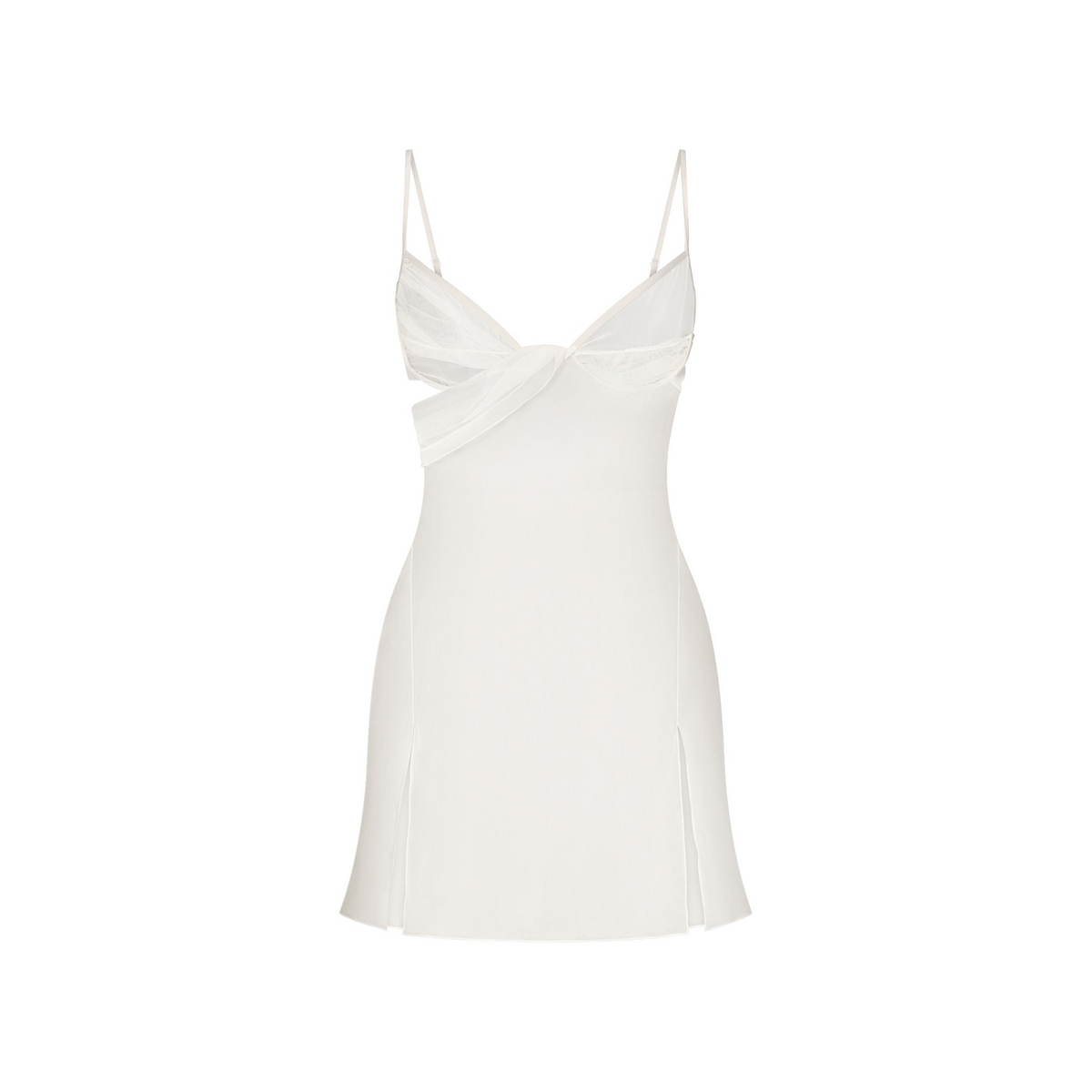Skims Romance Draped Mini Slip Dress