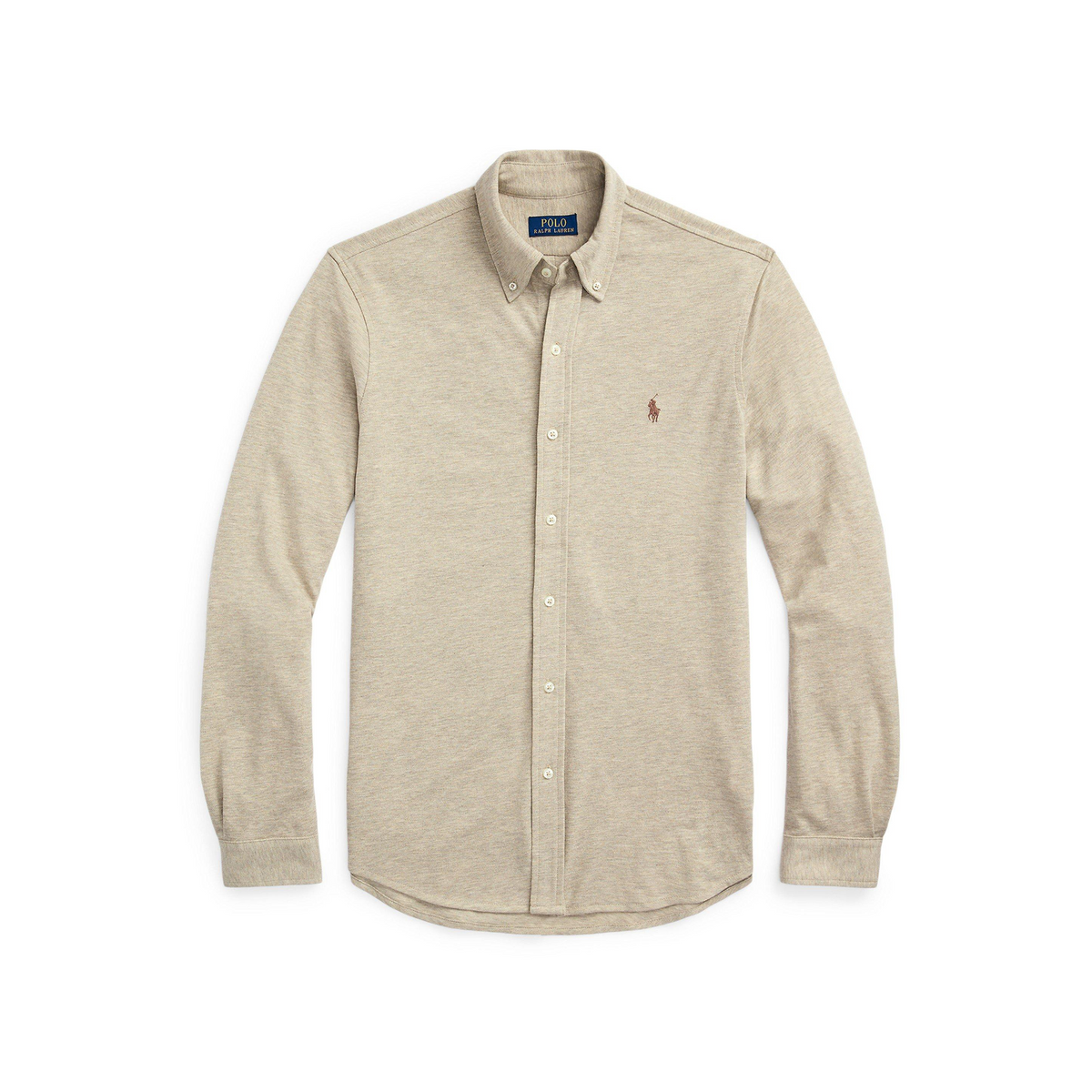 Slim Fit Button-Down Plain Shirt