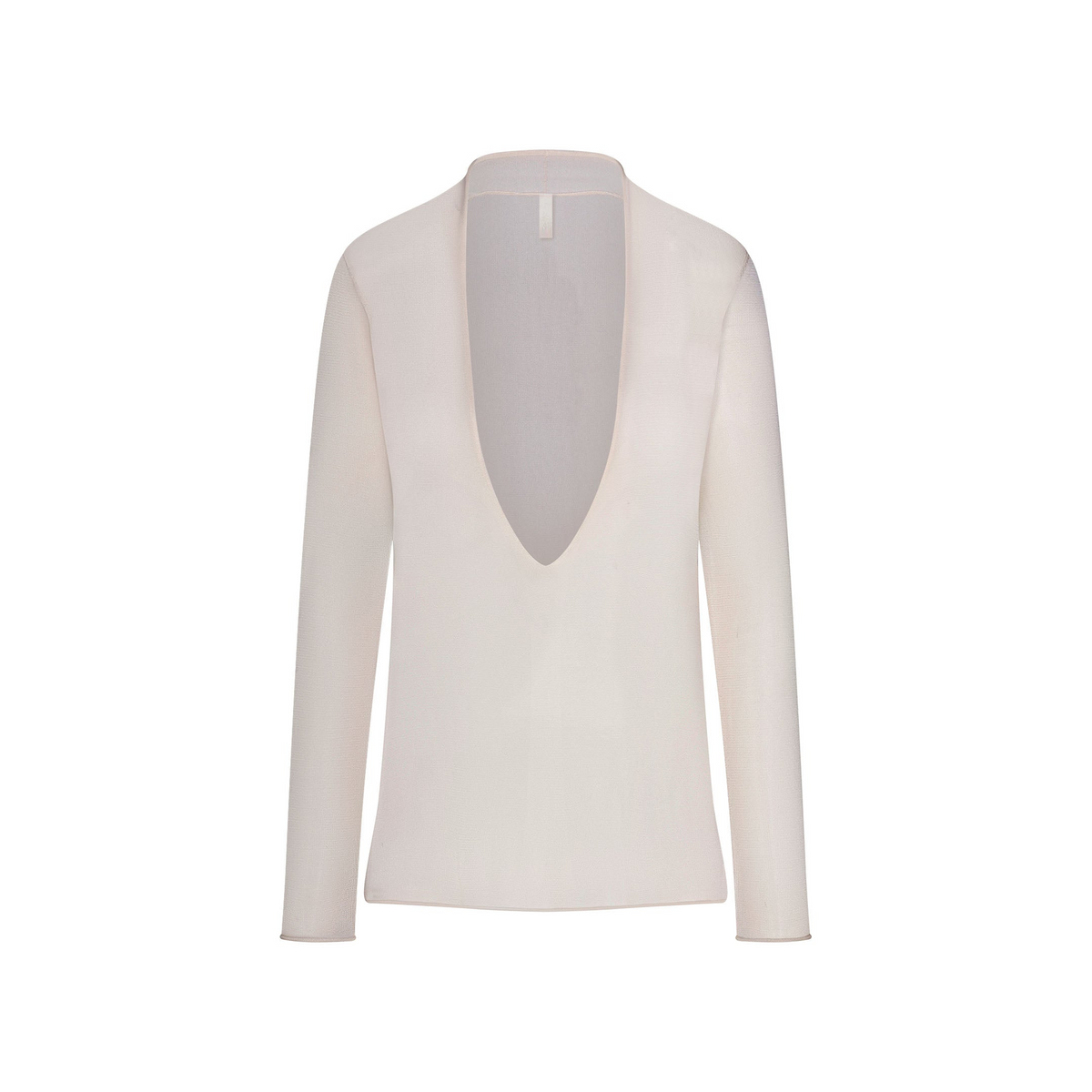 Slinky Knit Deep Plunge Top